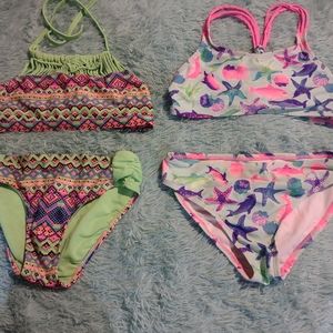 Bundle of two girls swimsuits